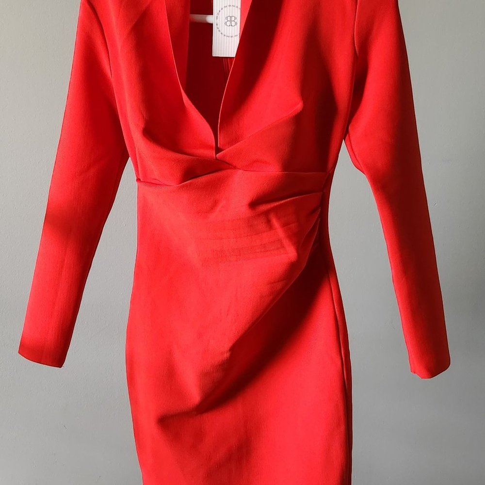 Bella Barnett Red Bandage Dress